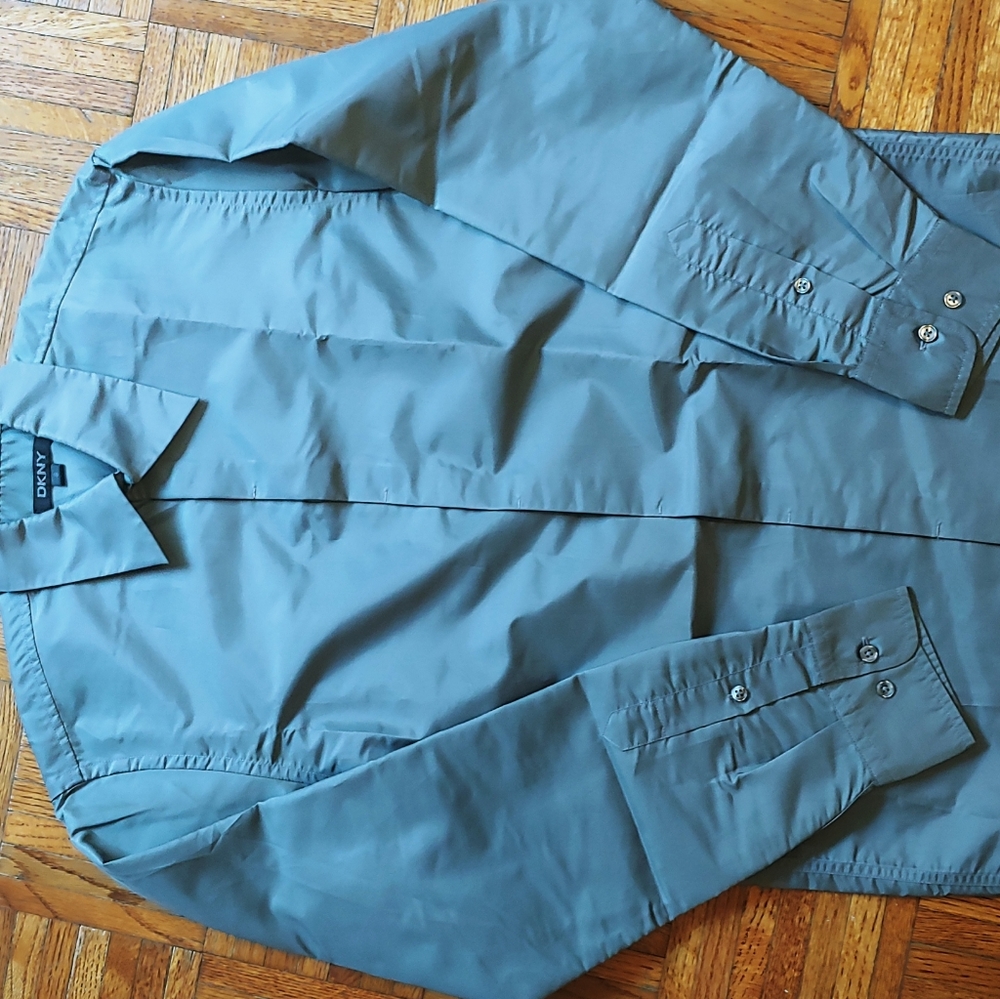 DKNY Original nylon mens taffeta shirt Small